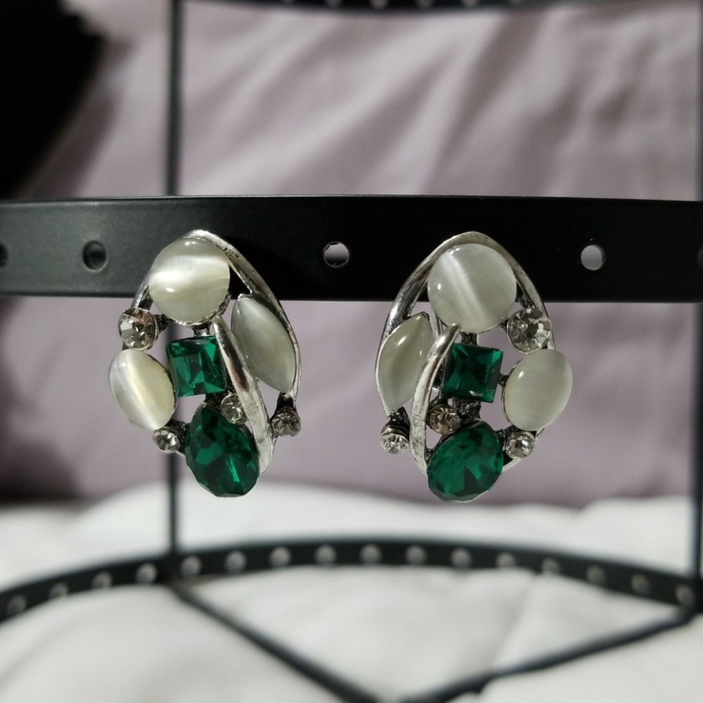 Opal earrings